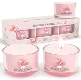 BOYUJK Scented Candles Gift Set Anxiety Pink Season Collection 3