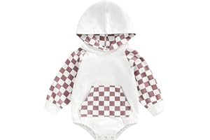 LXXIASHI Baby Boy Girls Sweatshirts Oversized Hoodies Long Sleeve Romper Pullover Hooded Top Shirts Cute Fall Winter Clothes