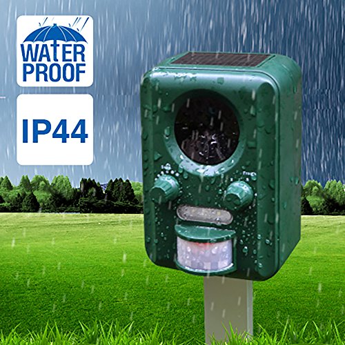 VOLADOR Motion Activated Ultrasonic Animal Repeller Wild Animal Deterrent Scare Away Dog, Cat, Squirrel, Rat, Vole, Raccoon, Fox, Rodent, etc - Thumbnail 5