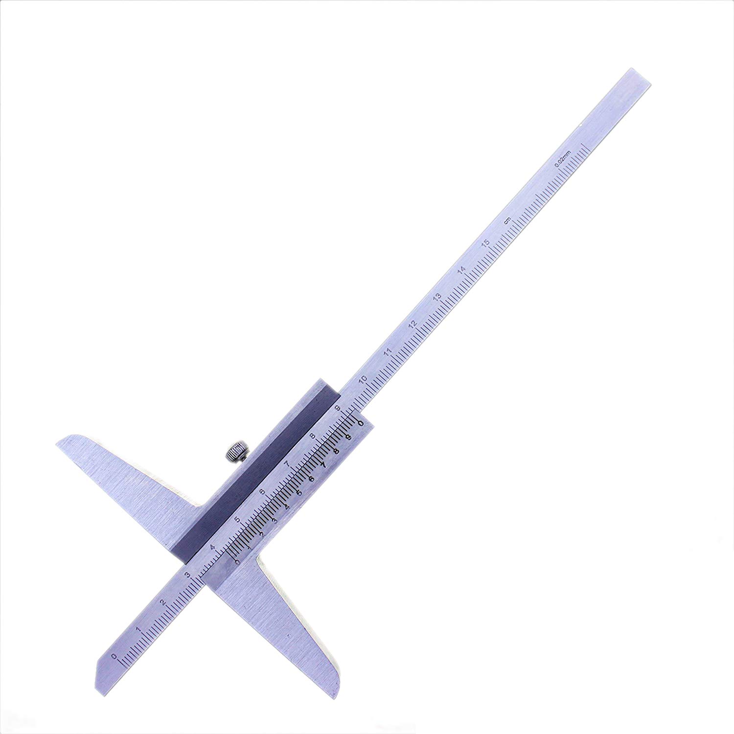 KATSU Depth Measuring Vernier Caliper 0-150mm, 0.02mm Accuracy Depth Gauge Measuring Tool 401170