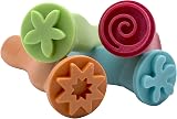 Craftplay Pattern Stampers 4 Soft Grip Designs Kids Art Tools Flower Spiral view 3