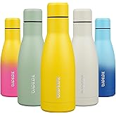 BJPKPK 12oz Water Bottles Stainless Steel Double Wall Vacuum Insulated Small Water Bottles for Travel,Yellow