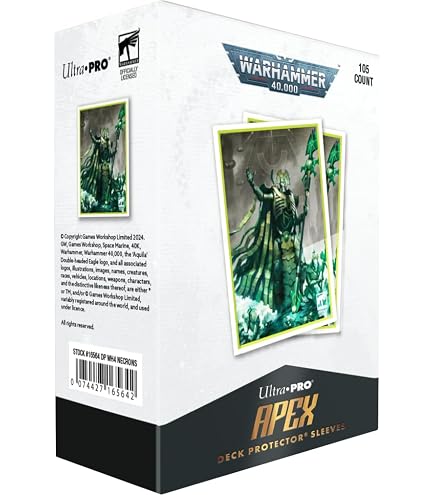 40k card sleeves Amazon.com: Adeptus Astartes 105ct APEX Deck Sleeves for Warhammer 40,000  by Ultra PRO : Toys & Games