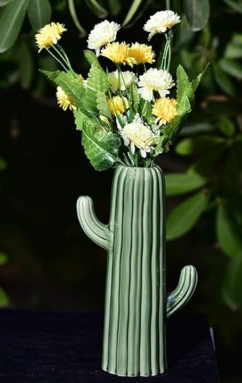 Buy Pelican Crafts Cactus Shape Vase With Flowers Cactus Vase