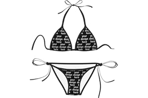 Nsipan Custom Face Sexy Bikini Set for Women Personalized Swimsuits with Photo