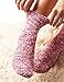 Vero Monte 4 Pairs Womens Crew Slipper Socks - Silicon Non-Slip