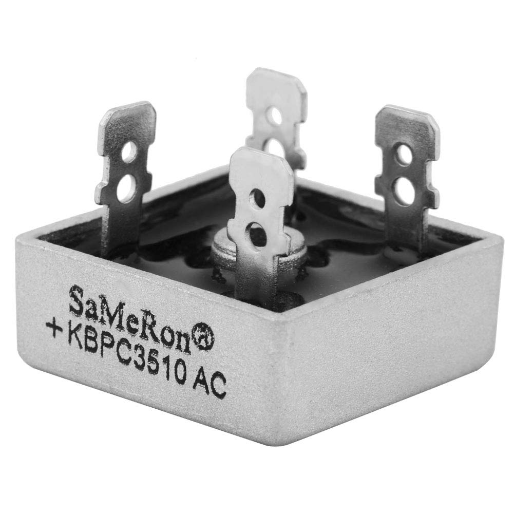 10Pcs Full Bridge Rectifier KBPC3510 35A 1000V Metal Case Single Phase