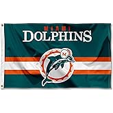 Dolphins Throwback Vintage Retro 3x5 Banner Flag