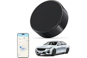 FEGERMAN 2025 Mini GPS Tracker for Vehicles - Magnetic Real-Time GPS Tracker, Tracking Devices for Cars Hidden, Global Coverage Location Tracker for Kids, Dogs,Trucks/Person, No Subscription Required