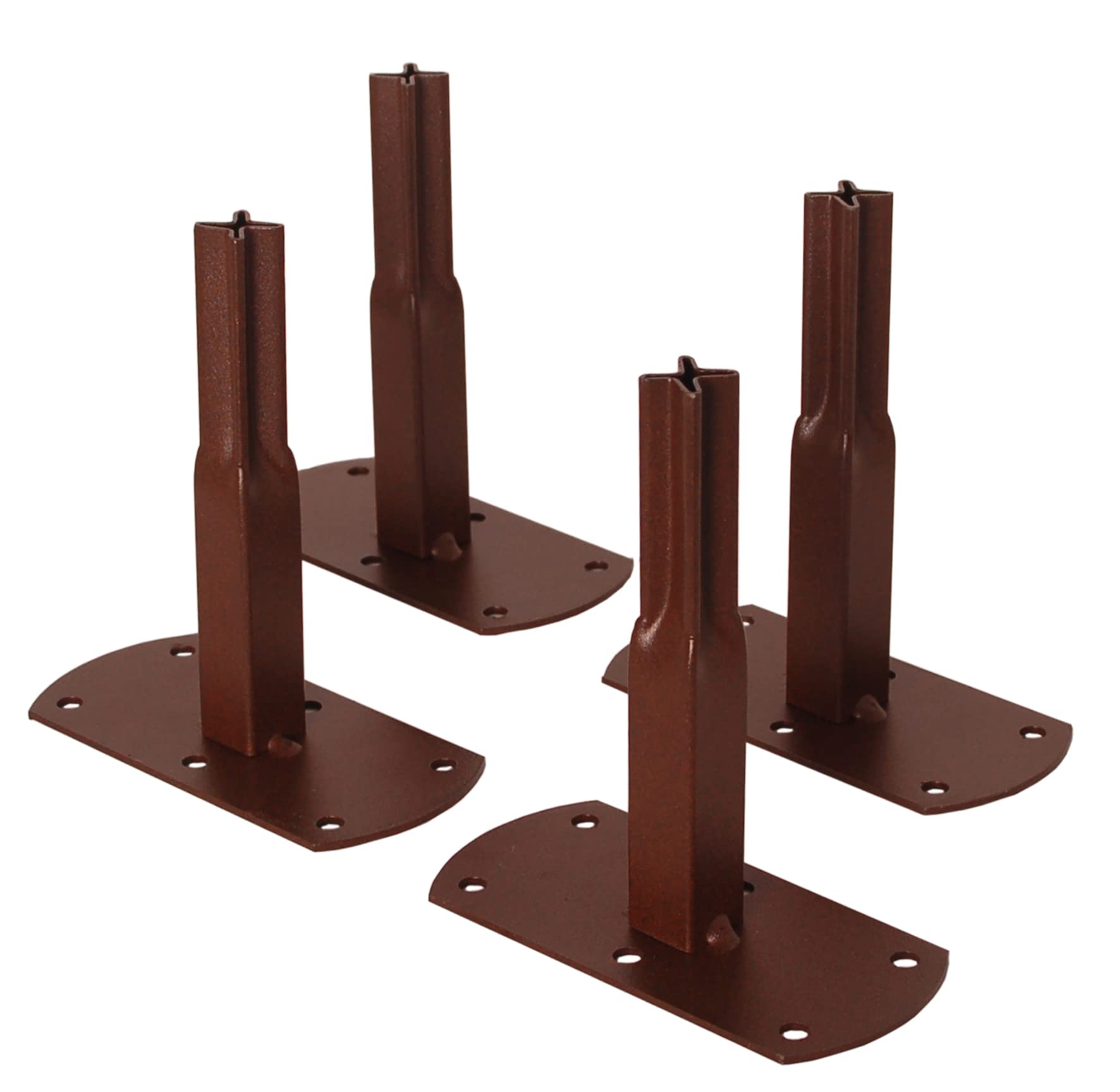 Louis Moulin Erima Louis Moulin Pack of 4 Square Tube Feet for Screwing Aged Iron 13 x 6 x 14 cm 3516 – Made in France