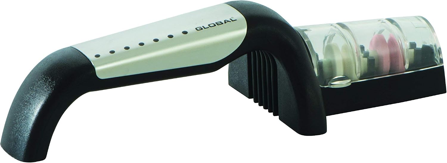 Global Ceramic Pull-Through Water Knife Sharpener G-91/SB