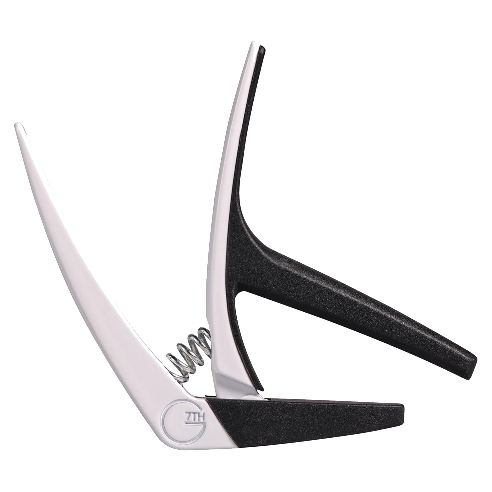 G7th Nashville 6 String White Guitar Capo - Lightweight and Low Profile - Capo for Acoustic Guitar and Electric Guitar - UK Designed
