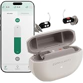 Zepp Clarity - Clarity One OTC Hearing Aids for Seniors Adults - Nearly Invisible, Adaptive Sound, 18 HR Battery, Wireless &amp; USB Charging Case, App Control, Lifetime Service &amp; Audiology Care