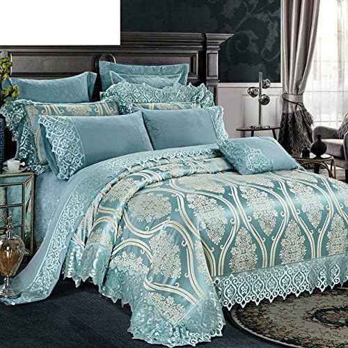 European and american bedroom villa bedding jacquard 10-piece set-A King