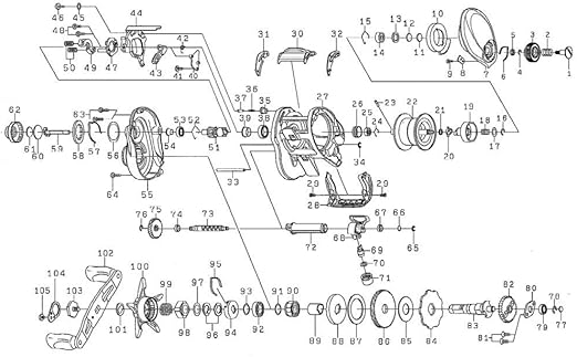 Amazon ダイワ Daiwa リール 純正パーツ 16 ジリオン Sv Tw 1016sv Hl ハンドル 部品番号 102 部品コード 1h1614 h1614 ダイワ Daiwa ベイトリールパーツ