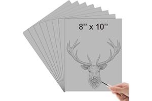 Yeaqee 2 Pcs 8 x 10 Inch Linoleum Block for Printmaking Rubber Carving Block Soft Linocut Blocks Large Linoleum Sheet Lino Plates for Engraving Art Project Artist Studio Supplies DIY Crafts, Gray