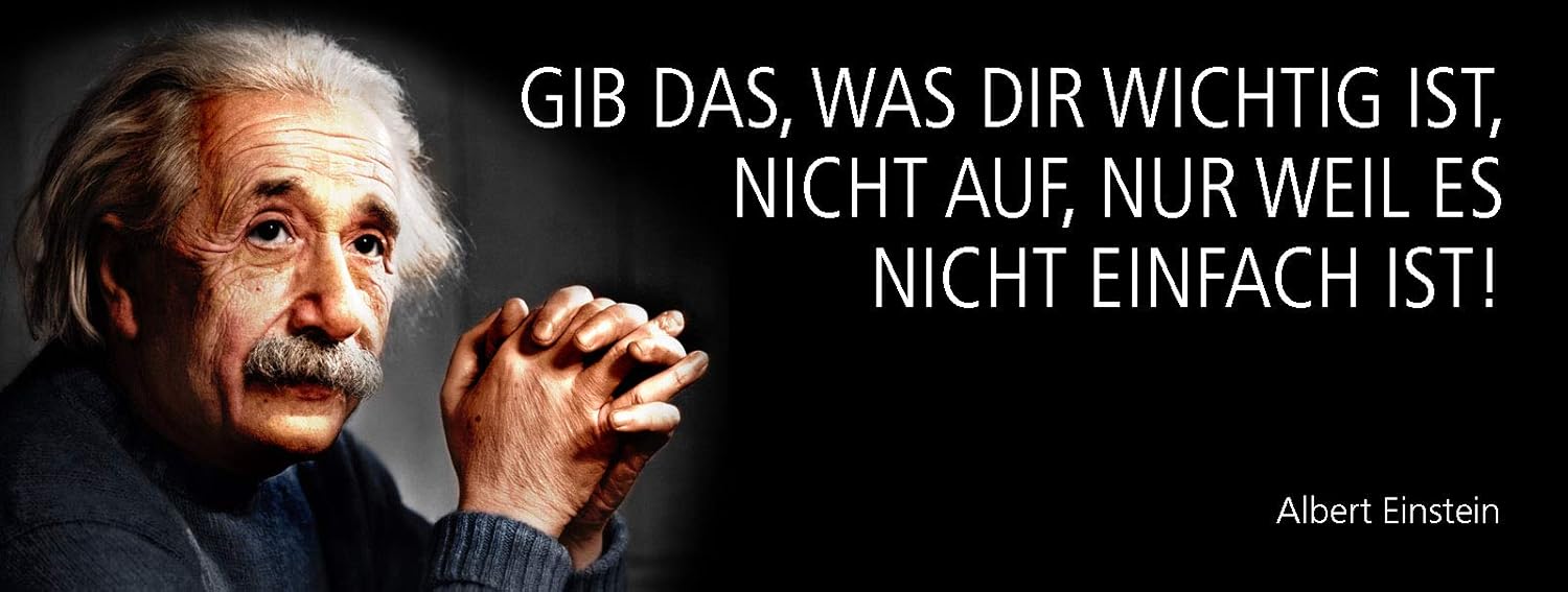 Was Wirklich Wichtig Ist Sprüche / FS Albert Einstein Spruch Gib das