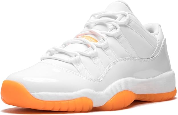 orange and white jordan retro 11