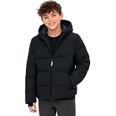 Gerry Boys Heavyweight Puffer Jacket - Sherpa Lined Winter Coat with Hood | Durable Shell, Insulated, Hooded, Warm Outerwear Ideal for School, Recess, and Cold-Weather Outdoor Play, Sizes 4-18