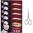 Griffin Threading Thread Pack of 5 (5 x 15 spools) with Behal International Scissor