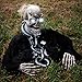 Halloween Haunters Animated Skeleton Groundbreaker with Strobe Light Moving Zombie Skull Man Graveyard Prop Decoration - Life Size, Scary Spooky Howls - Yard, Lawn, Haunted House, Graveyard, Tombstone