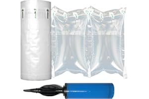 Ufriandz Air Pillows for Shipping Inflatable Air Bags for Packing, 4.72" X 7.87" Air Pockets for Packaging Moving Supplies Box Filler Purse Shaper Alternative to Packing Peanuts, 150 Count
