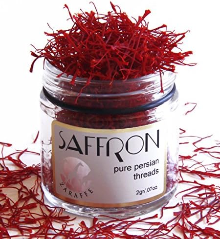 Organically grown Persian saffron (2grams/.07Oz), Rare stigma cut (Super Negin)