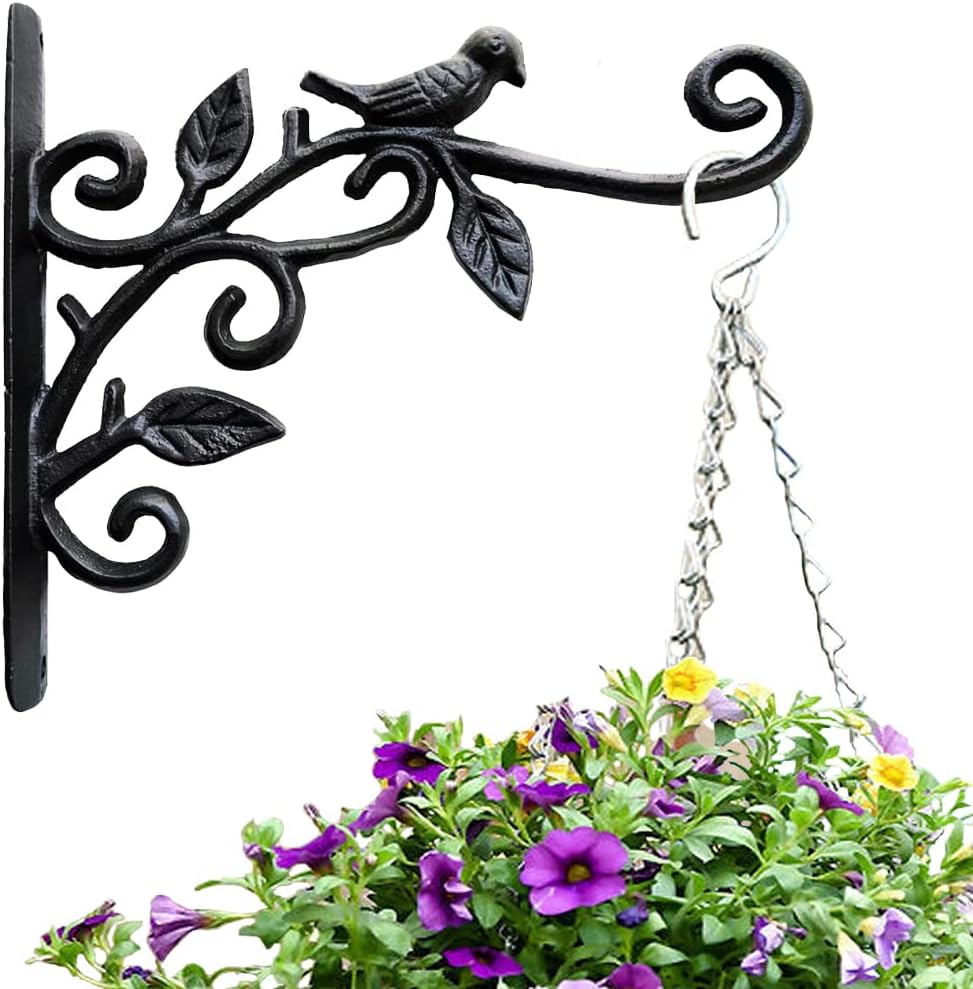 Outdoor Hanging Brackets - Cast Iron Metal 9.5