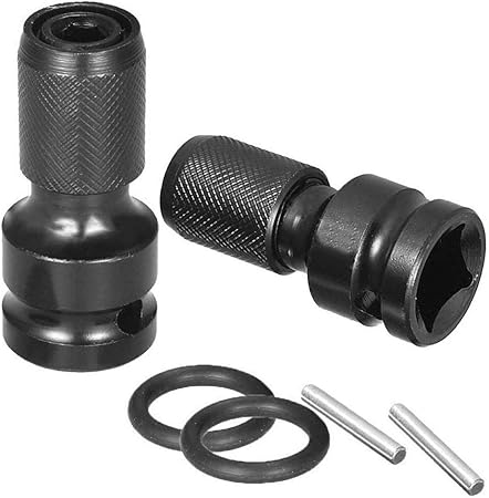 Bestgle 2 Pack 1 2 Square Drive A 1 4 Hex Adaptateur Femelle Socket Convertisseur De Mandrin A Demontage Rapide Adaptateur Pour Mandrins De Serrage Pour Cle A Chocs Et A Cliquet Amazon Fr Bricolage