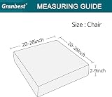 Granbest Premium Water-Repellent Sofa Seat Cover 1 Seater Blackish Green view 6