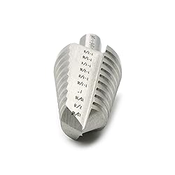 TEMO M35 Cobalt Double Flute Step Drill, 10 Size