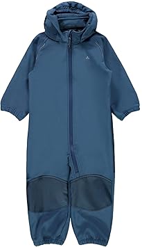 Name it Softshell-Overall in blau mit'Magic Print', Gr. 98