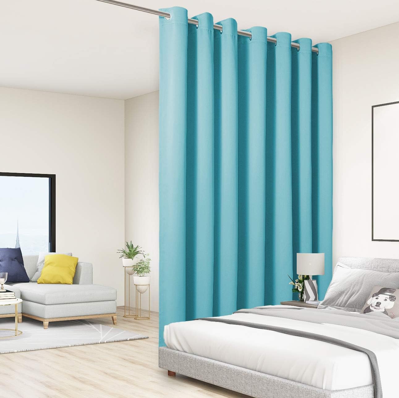 Amazon.com: BONZER Room Divider Curtain Total Privacy Wall Noise