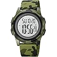 SKMEI Wrist Watch for Men, Digital Sports Waterproof Watch with Dual Time Chronograph Countdown Alarm Backlight