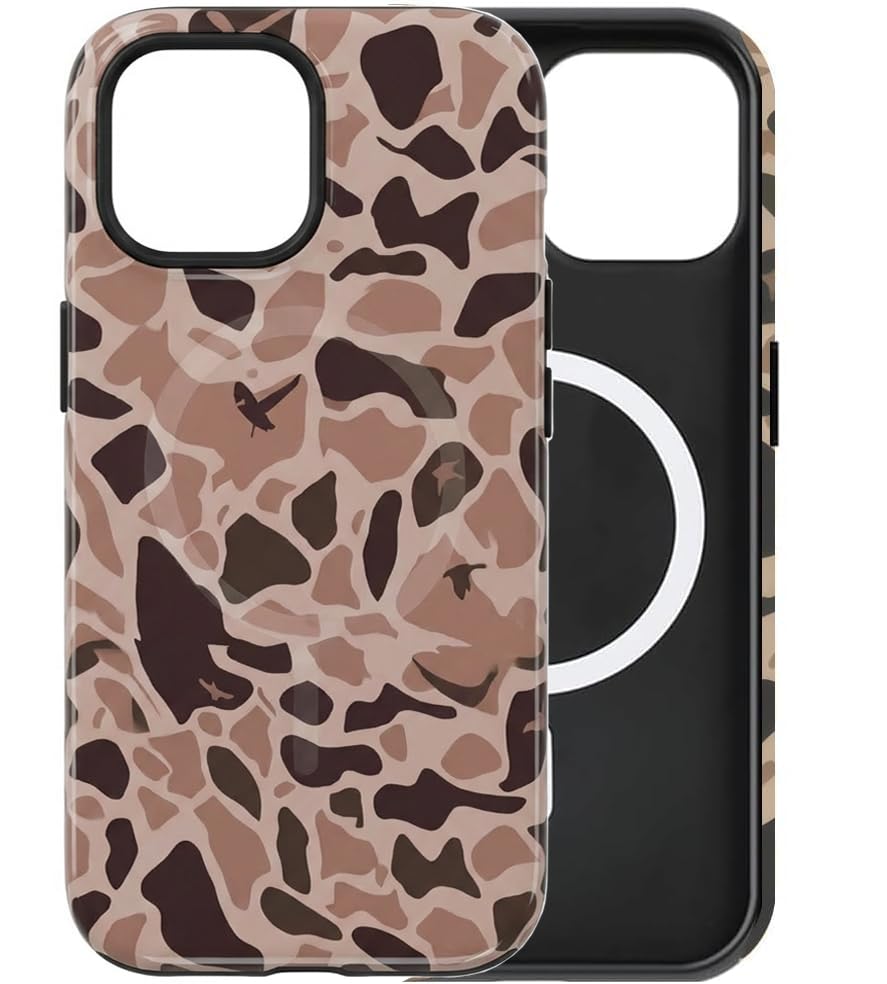 Hng Kiang Hu Magnetic Phone case for iPhone 14 Pro Max Case (2022) 6.7 inch, Cute Waterfowl Hunting Camo Camouflage Duck Hunters Boys man Phone case (for iPhone 14 Pro Max)