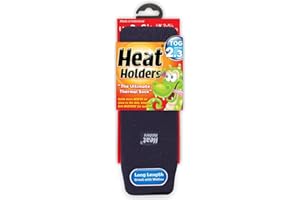 Kids heat holders thermal socks navy blue 3-6 us