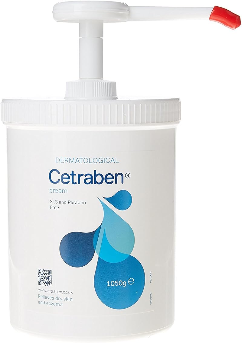 Cetraben Emollient Cream Pump 1050g for Dry Skin Eczema Dermatitis