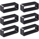 BISONSTRAP Watch Bands Keepers, 6PCS Silicone Watch Straps Replacement Loops, 18mm 20mm 22mm