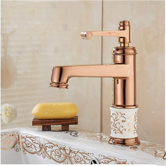 Professionelle Spüle Mischbatterie Küchenarmatur Antik Gold Blau