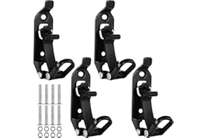 CYEAH 4 Pcs Shovel Mount for Roof Rack, Metal Rubber Clamps, Wall Mounting Brackets, Quick Release Axe Holder Mount Kit, Car 