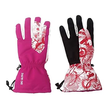 Evaric Women Snowski Gloves Waterproof Windproof Thicken Warm Gloves For Winter Sports