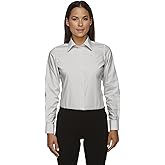 Devon & Jones Ladies' Crown Woven Collection™ Solid Broadcloth S SILVER