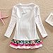 VIKITA Winter Toddler Girl Clothes Cotton Long Sleeve Girls Dresses for Kids 2-8 Years
