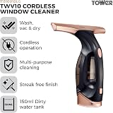 Tower Cordless Window Vacuum Cleaner 150ml Tank 20W Rechargeable view 2