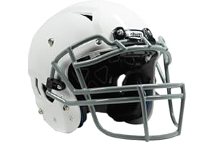 Schutt Sports Vengeance A11 Youth Football Helmet with Facemask, White, X-Large