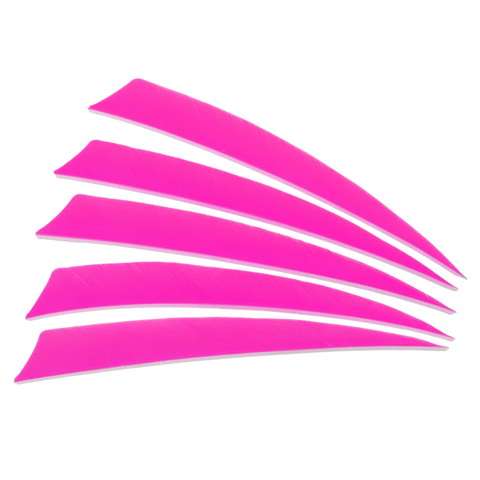 PATIKIL Arrows Vanes 50 Pack 5 Inch Arrow Turkey Feather Fletch Left Wing Fletching Pink for DIY Target Shooting