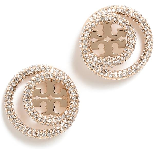 TORY BURCH ピアス KIRA PAVE STUD EARRING 53423 Kira stud earrings with pavé Tory Burch Oro | Grifo210