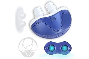 ANITIATE Anti Snoring Devices, Double Vortex Snoring Solution, Effective Snoring Prevention, Mini Stop Snoring Devices, Adjustable Wind Speed, Suitable for All Nose Shapes, Blue
