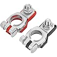 JUSTTOP 2 PCS Battery Terminals, 243407F000 243407F001 Positive & Negative, Top Post Batteries Connectors for Altima Maxima R