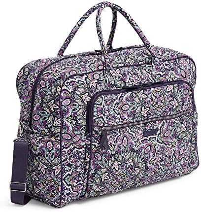 Vera Bradley Women's Signature Cotton Grand Weekender Travel Bag, Bonbon Medallion, One Size US 5 Vera Bradley Women's Signature Cotton Grand Weekender Travel Bag, Bonbon Medallion, One Size US